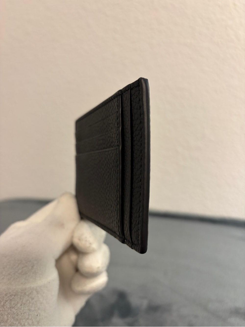 Brand New Gucci GG Jumbo Card Case Wallet Black Leather Logo Card Holder - Picture 9 of 11